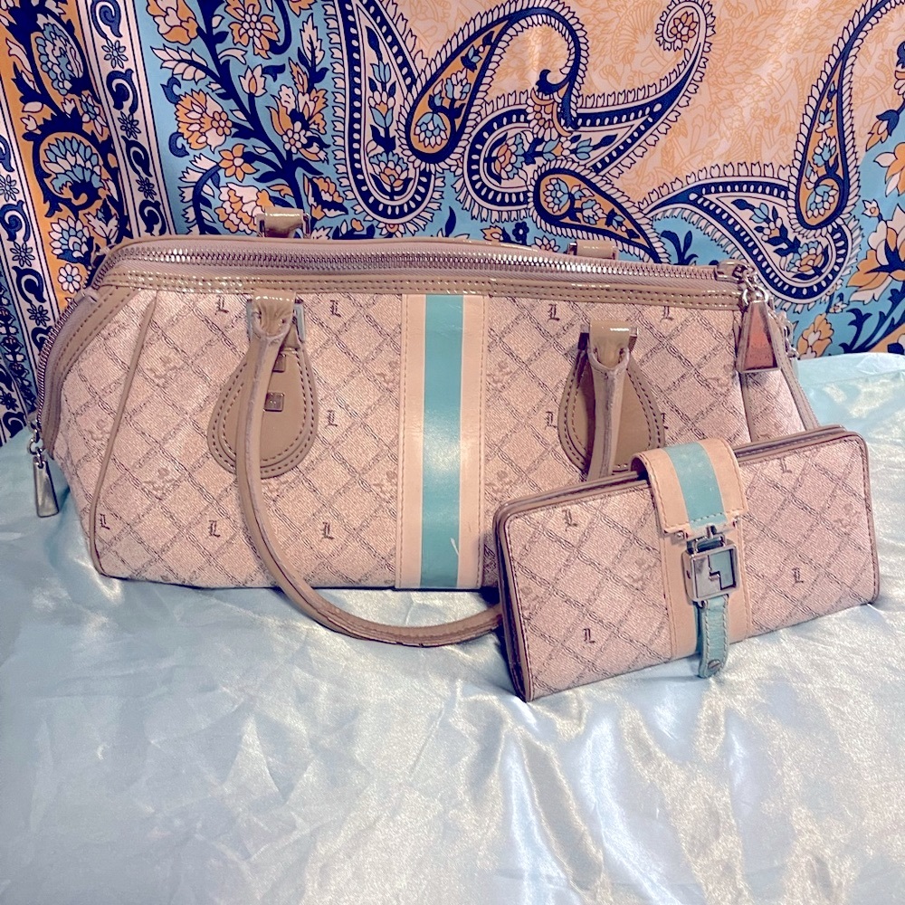 LAMB Handbag 👜 & Matching Wallet